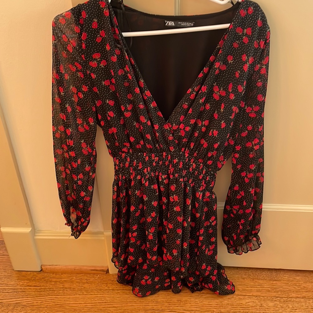 Zara floral dress